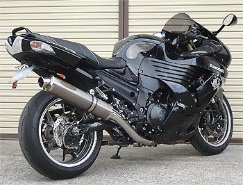 KAWASAKI ZZR1400 ワンテール 軽量マフラー ZEEX S/O|テックサーフ